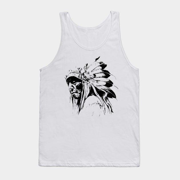 indian apache Tank Top by hottehue